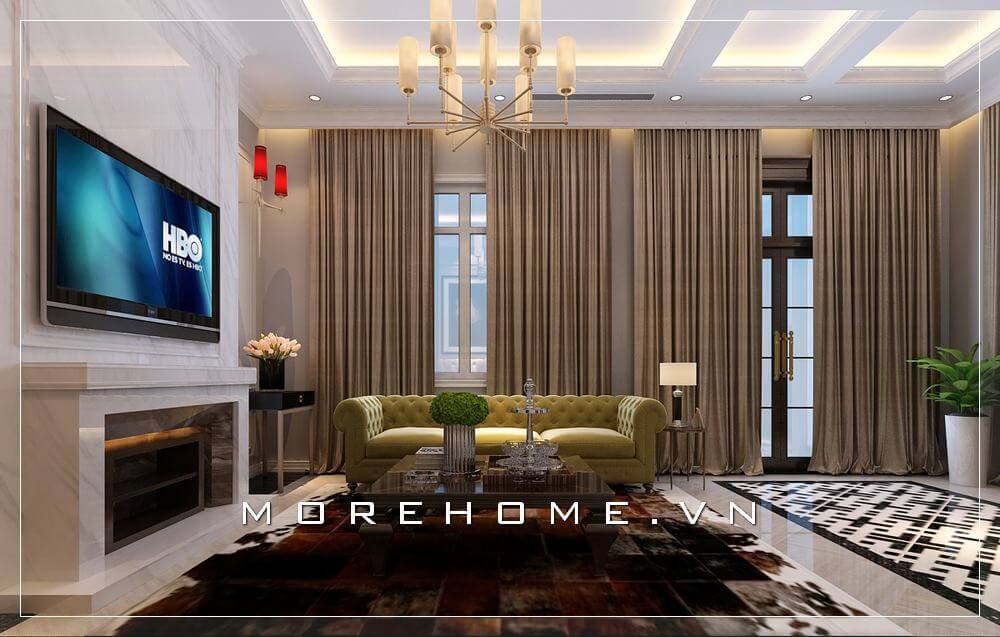 Sofa biệt thự tân cổ điển Sofa biệt thự tân cổ điển