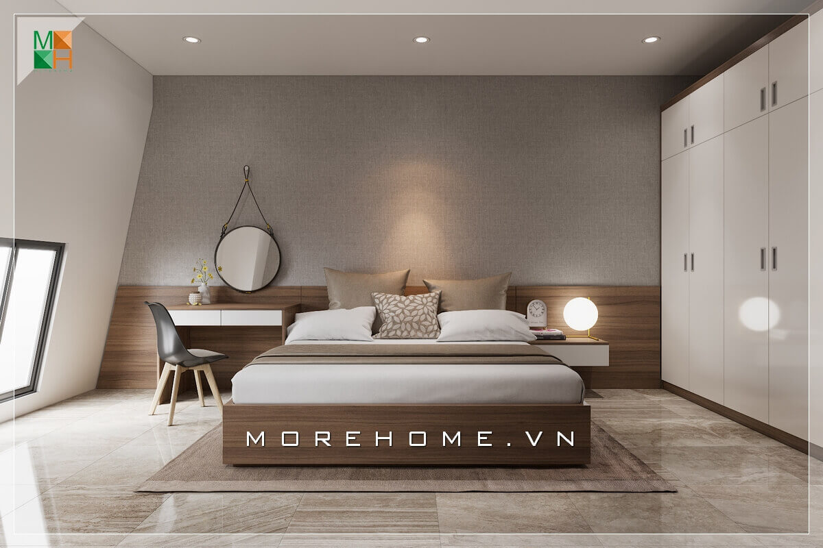 Mẫu phòng ngủ nhà phố đẹp, sang trọng và tiện nghi Thiết kế phòng ngủ nhà phố