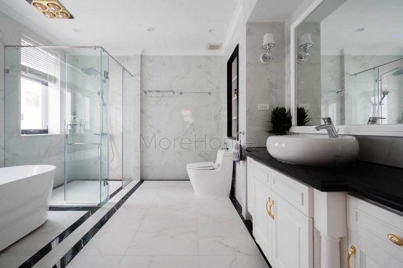 Phòng tắm kính cường lực 10mm tay nắm thủy lực