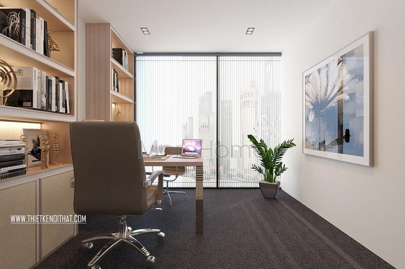 Trang trí văn phòng làm việc nhỏ gọn nhưng tiện nghi mang đến không gian làm việc hiệu quả