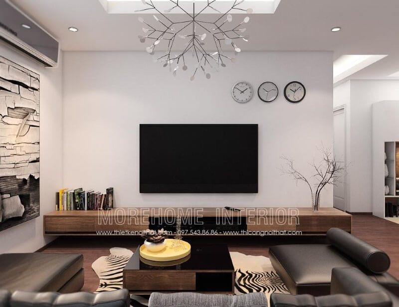 Mẫu bàn trà với phong cách thiết kế hiện đại quen thuộc hộp gỗ mang đến cho sự ấm cúng cho không gian